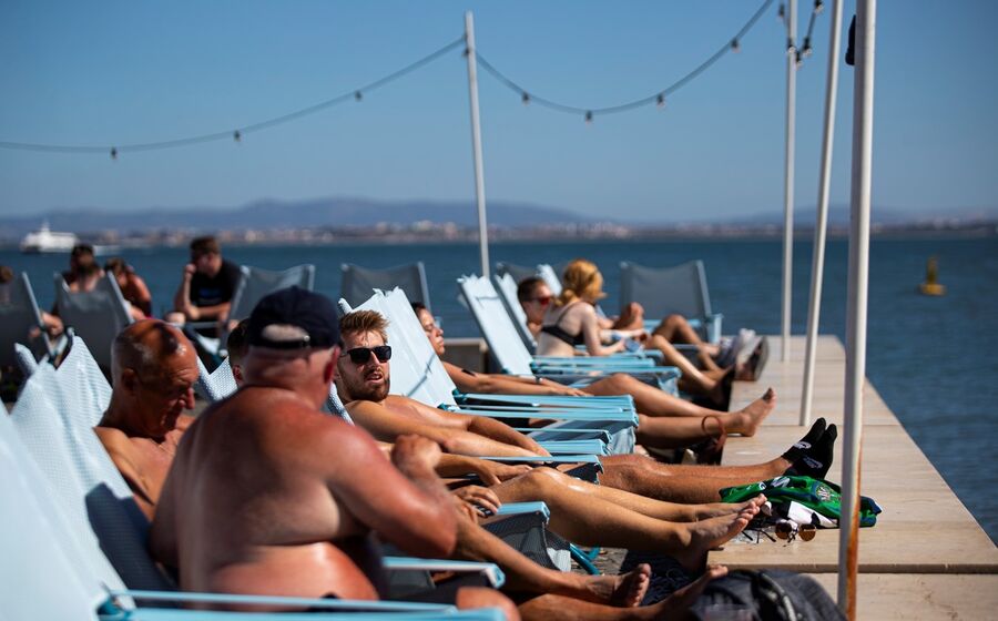 turistas, turismo, praia