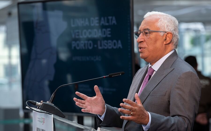 António Costa linha de alta velocidade