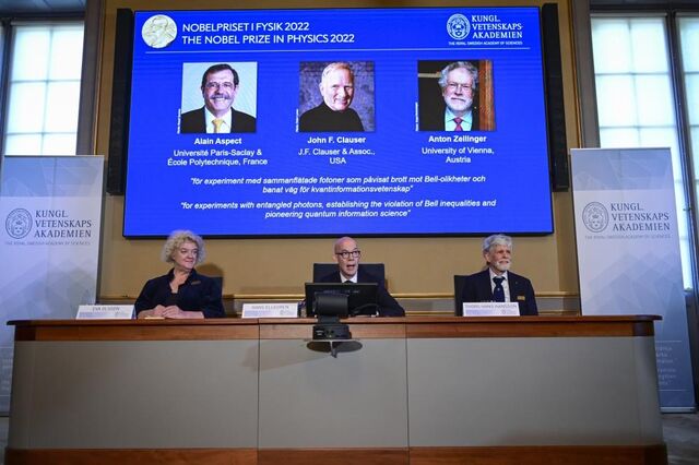 Prémio Nobel da Física distingue trabalho sobre mecânica quântica