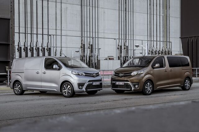 Toyota Proace: Comerciais elétricos para lazer e negócios