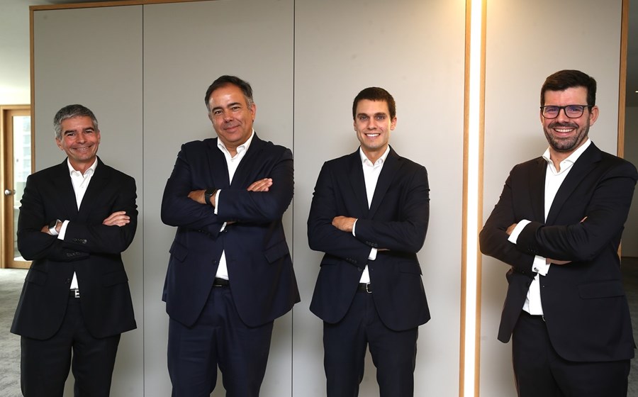 Luís Quaresma, João Henriques, David Pinheiro e Diogo Chalbert, os quatro sócios-fundadores da Iberis Capital.