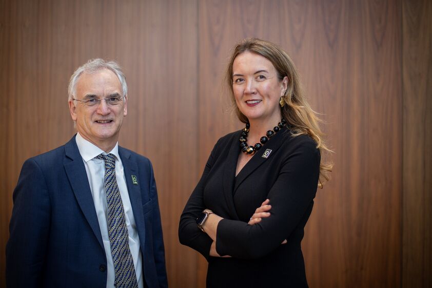 Paul Fisher e Ruth Crowell, chairman e CEO da London Bullion Market Association