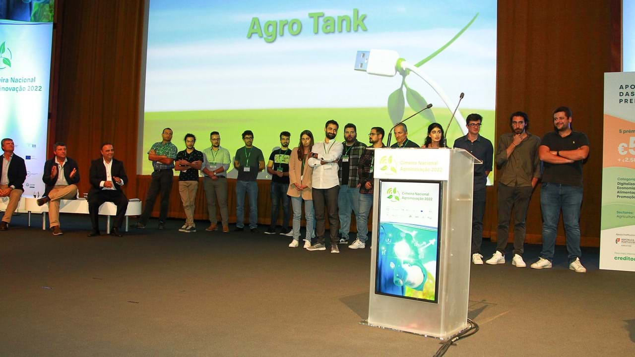 Os alunos que apresentaram ideias de projetos na iniciativa Agro Tank CA