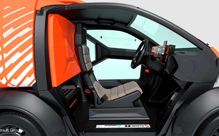 Cortiça da Amorim a bordo dos 100% eléctricos Mobilize da Renault