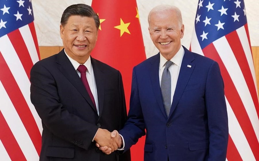 Xi Jinping e Joe Biden