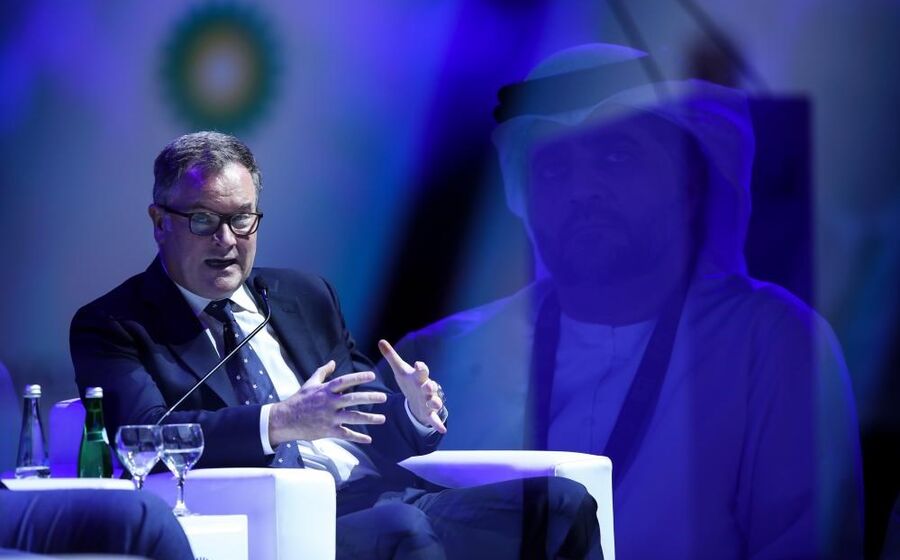 Russell Hardy, CEO da Vitol durante a Abu Dhabi International Petroleum Exhibition and Conference (ADIPEC) in Abu Dhabi