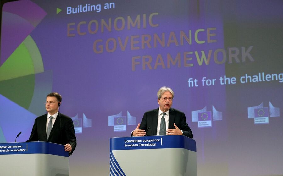 Valdis Dombrovskis e Paolo Gentiloni 