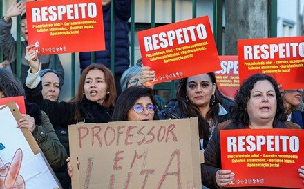 Professores iniciam hoje em Lisboa greve de 18 dias por distritos