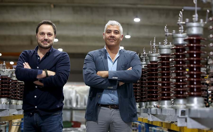 Luís Mesquita de Araújo (à direita, na foto), filho do “chairman” da IsoSigma, partilha a liderança executiva da empresa com Joaquim Santos.