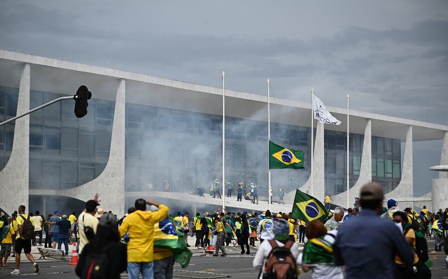 Manifestantes bolsonaristas Brasil