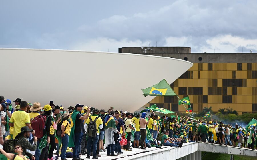 Manifestantes bolsonaristas Brasil