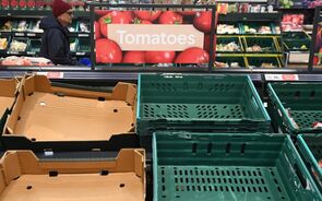 Falhas de abastecimento nos supermercados do Reino Unido