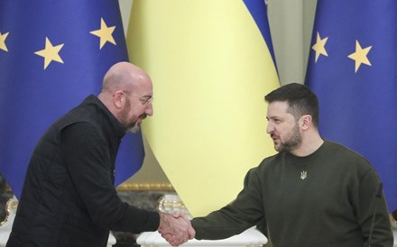 Charles Michel garante apoio a Kiev em todo o processo de adesão à UE