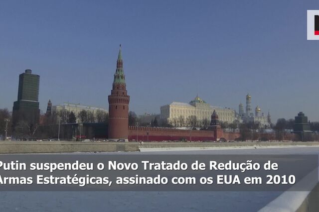 Moscovo volta a falar acerca da suspensão do tratado de armamento nuclear