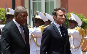 João Lourenço e Emmanuel Macron