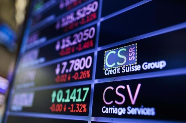 Credit Suisse recupera 19% em bolsa com apoio do banco central da Suíça