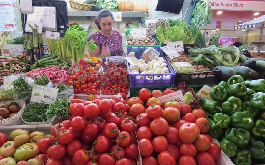 mercado alimentos comida fruta legumes