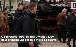 Secretário-geral da NATO visita Kiev pela primeira vez