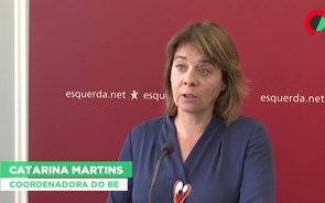 Bloco questiona silêncio de Costa na TAP