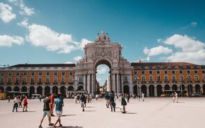 lisboa portugal praça comércio terreiro paço