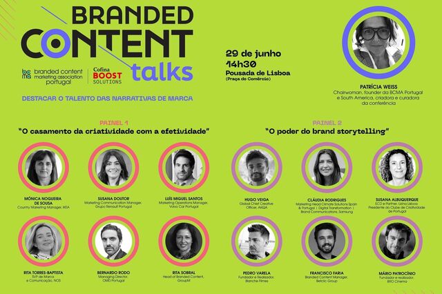 Branded Content Talks: BCMA Portugal e Grupo Cofina trazem profissionais de relevo a Portugal