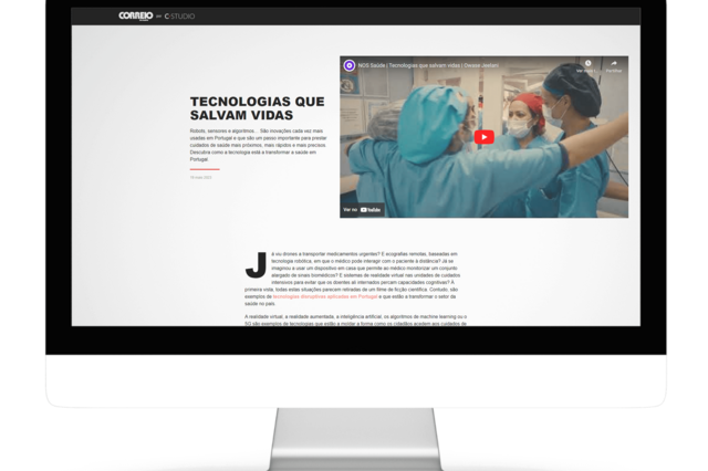 Tecnologias que Salvam Vidas:  Cofina e a NOS  marcam a diferença em projeto inovador de branded content