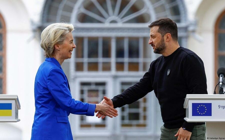 ursula von der leyen Volodymyr Zelensky