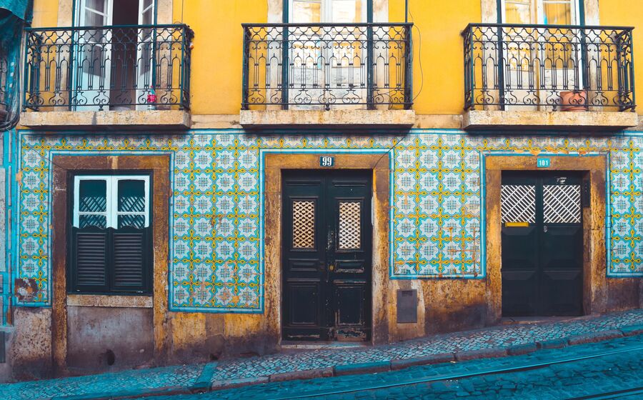 Lisboa casas prédios ruas