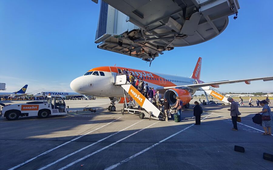 Easyjet avião aviões
