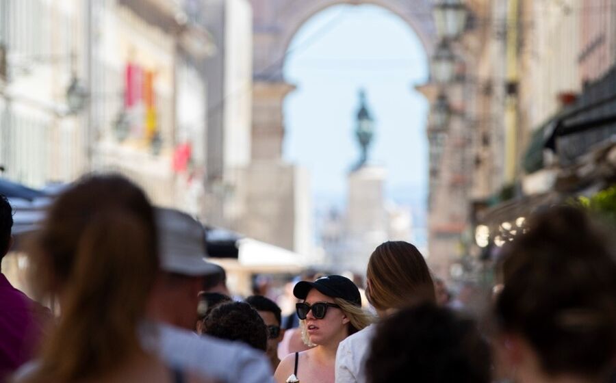 rua augusta, turismo