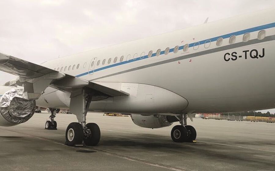  aeronave A319, com matrícula CSU-TFU, Airbus