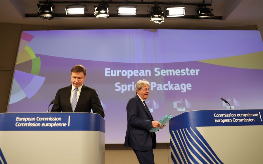 Dombrovskis e Gentiloni