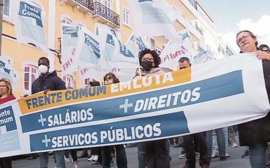 frente comum greve