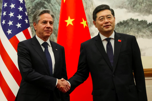 Chefes das diplomacias dos EUA e da China reunidos durante mais de cinco horas