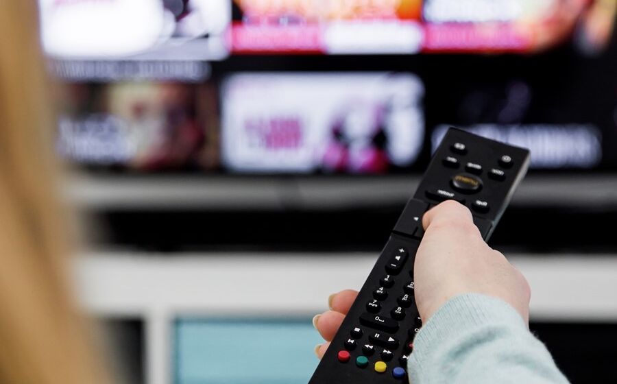 telecomunicações, comando de TV, televisão