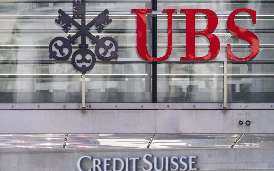 UBS Credit Suisse logos