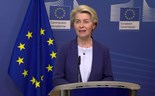 Von der Leyen anuncia que UE vai aplicar contramedidas a tarifas de Trump