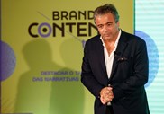 Luis Ferreira, diretor geral comercial da Cofina, na abertura da Branded Content Talks.