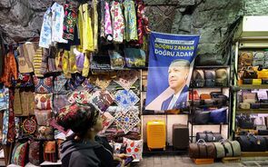 Turquia cartaz Erdogan bazar