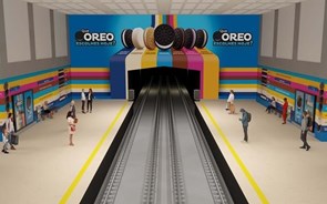 Campanha OREO no metro do Marquês de Pombal