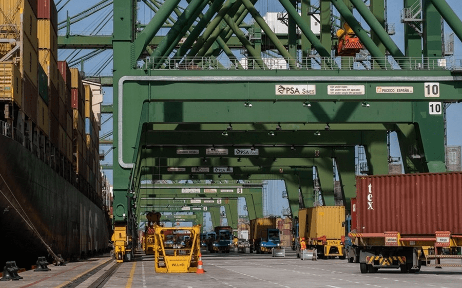 O porto de Sines registou uma quebra de tráfego no primeiro semestre de 7,2%, face ao mesmo período de 2022.