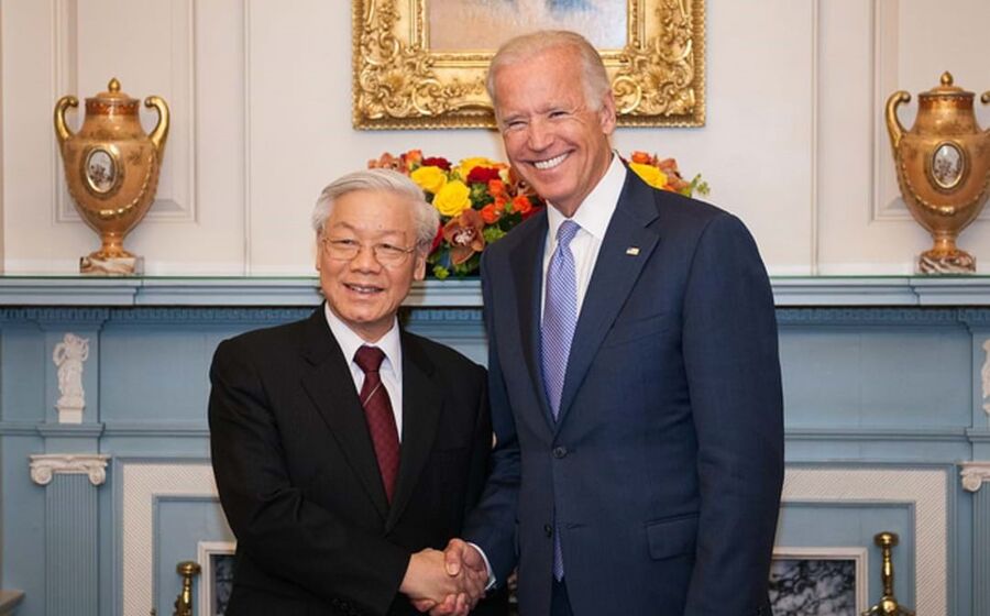 Joe Biden, Nguyen Phu Trong, vietname