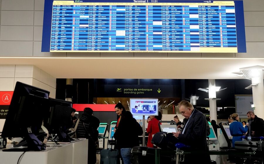 O aeroporto de Lisboa foi o que menos cresceu no semestre.