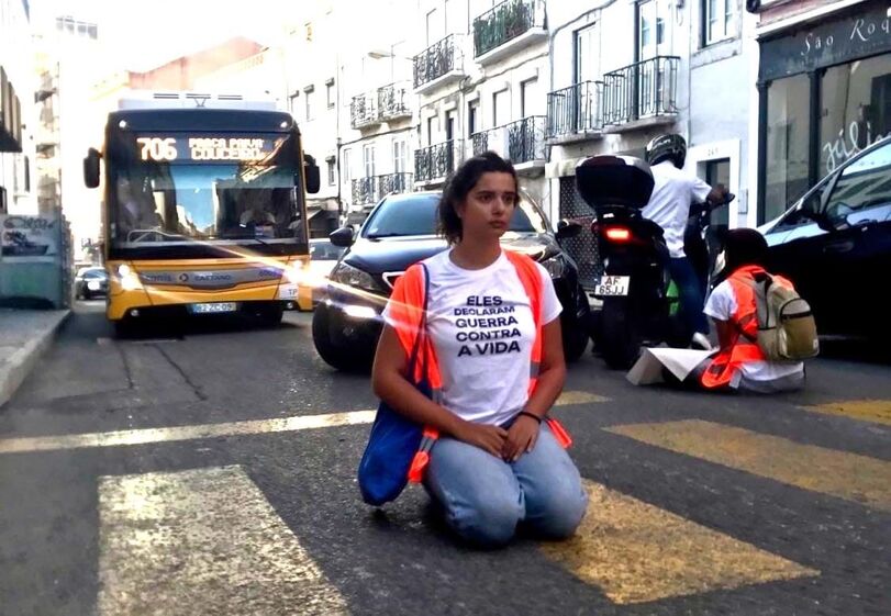 ativistas protesto climáticos Climáximo