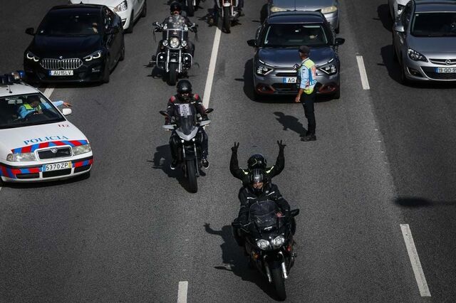 Aumento no IUC junta em Lisboa milhares de motociclistas em protesto 