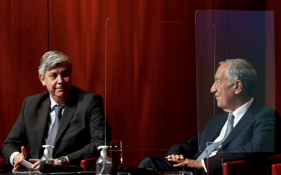 Marcelo Rebelo de Sousa Presidente República mario centeno