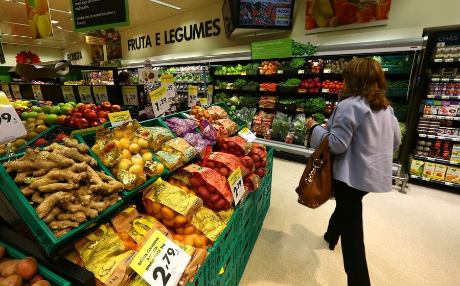 frutas, legumes, alimentos, supermercado, hiper, comida