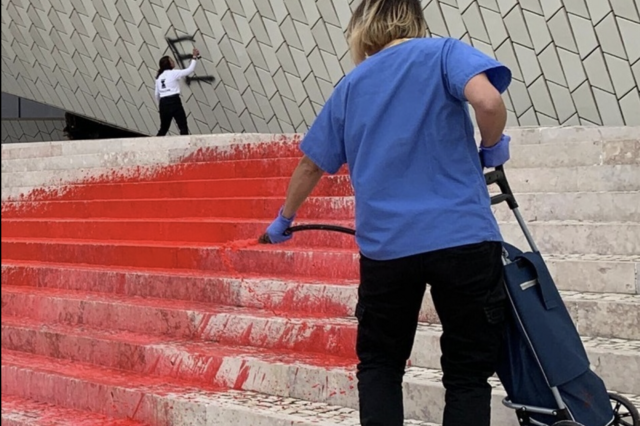 EDP repudia 'atos de vandalismo' do grupo Climáximo no MAAT
