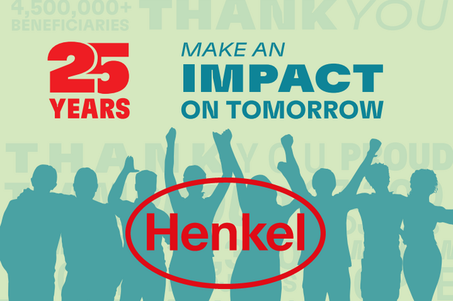Henkel assinala 25 anos do seu programa de voluntariado empresarial