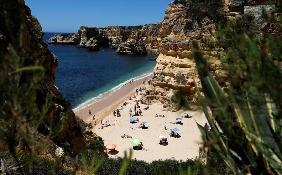 Algarve, praia, turismo, turistas, verão